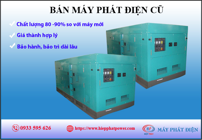 Bán máy phát điện cũ TPHCM