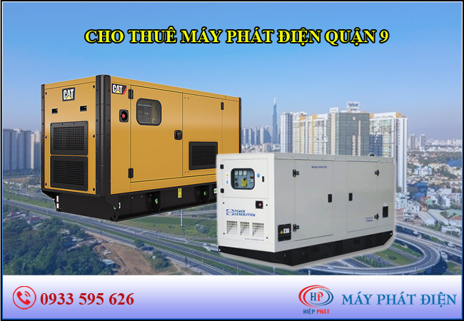 Cho thuê máy phát điện tại quận 9