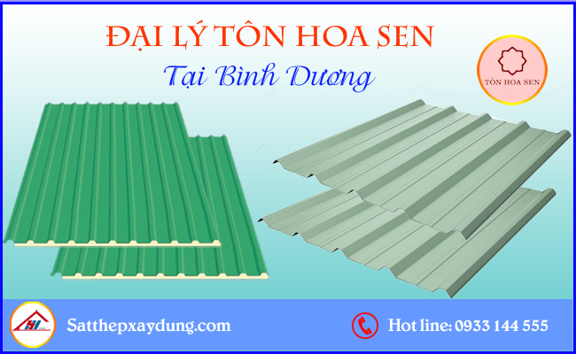 Đại lý tôn Hoa Sen Bình Dương