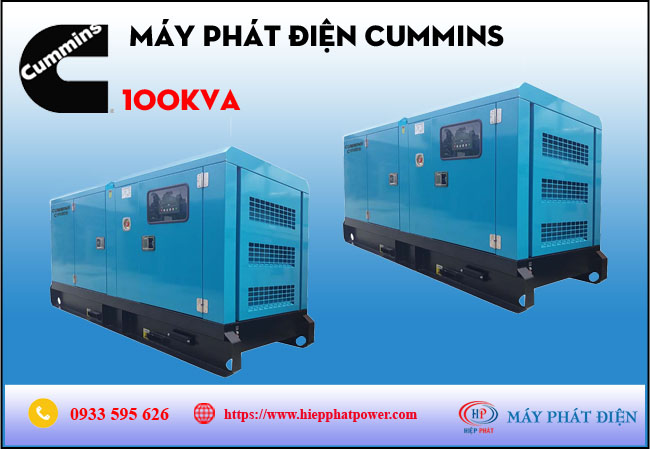 Máy phát điện cummins 100kva