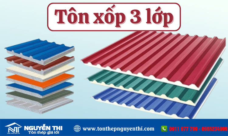 Tôn xốp 3 lớp