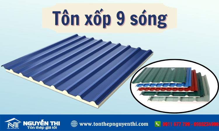 Tôn xốp 9 sóng