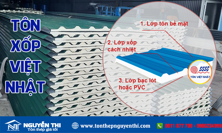 Tôn xốp Việt Nhật