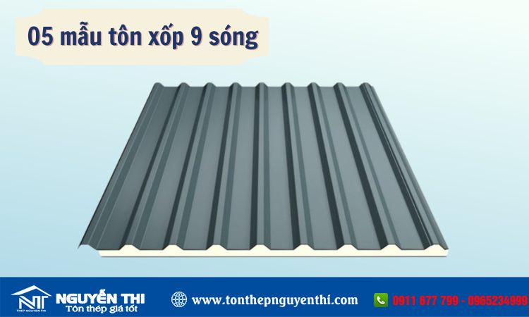 Tôn xốp 9 sóng