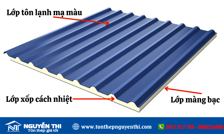 Tôn xốp 3 lớp