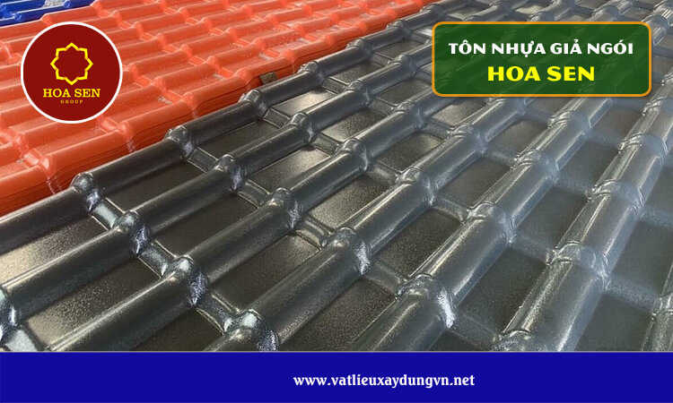 Tôn nhựa giả ngói Hoa Sen 