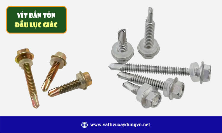 Vít bắn tôn đầu lục giác 