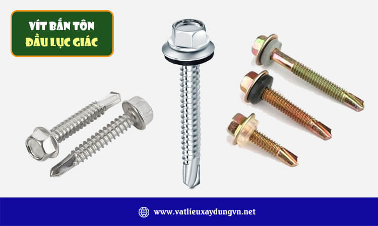 Vít bắn tôn đầu lục giác 