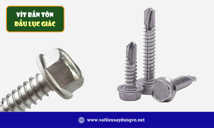 Vít bắn tôn đầu lục giác 
