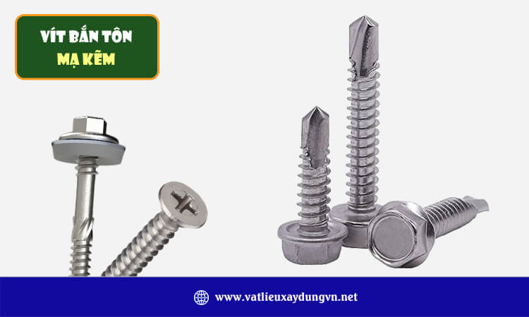 Vít bắn tôn mạ kẽm 