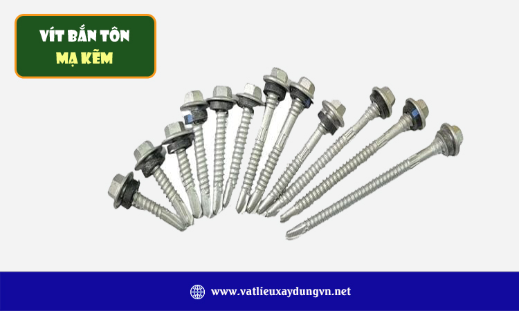 Vít bắn tôn mạ kẽm 