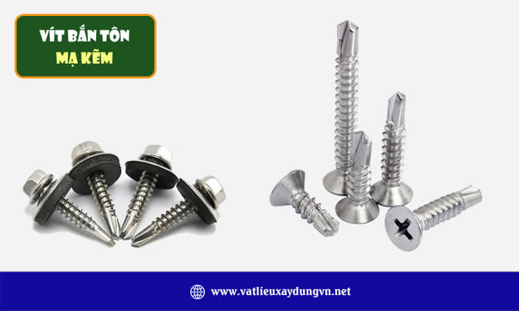 Vít bắn tôn mạ kẽm 